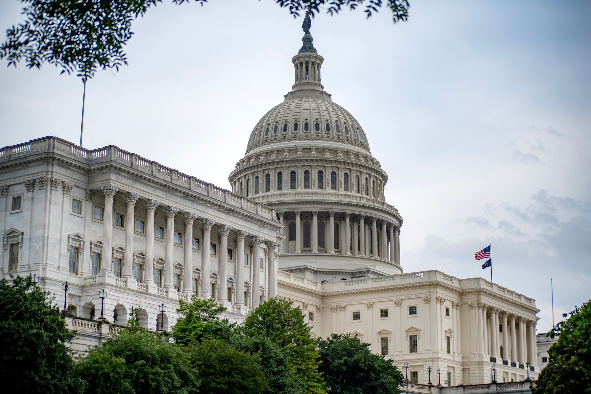 The US Capitol building in Washington DC