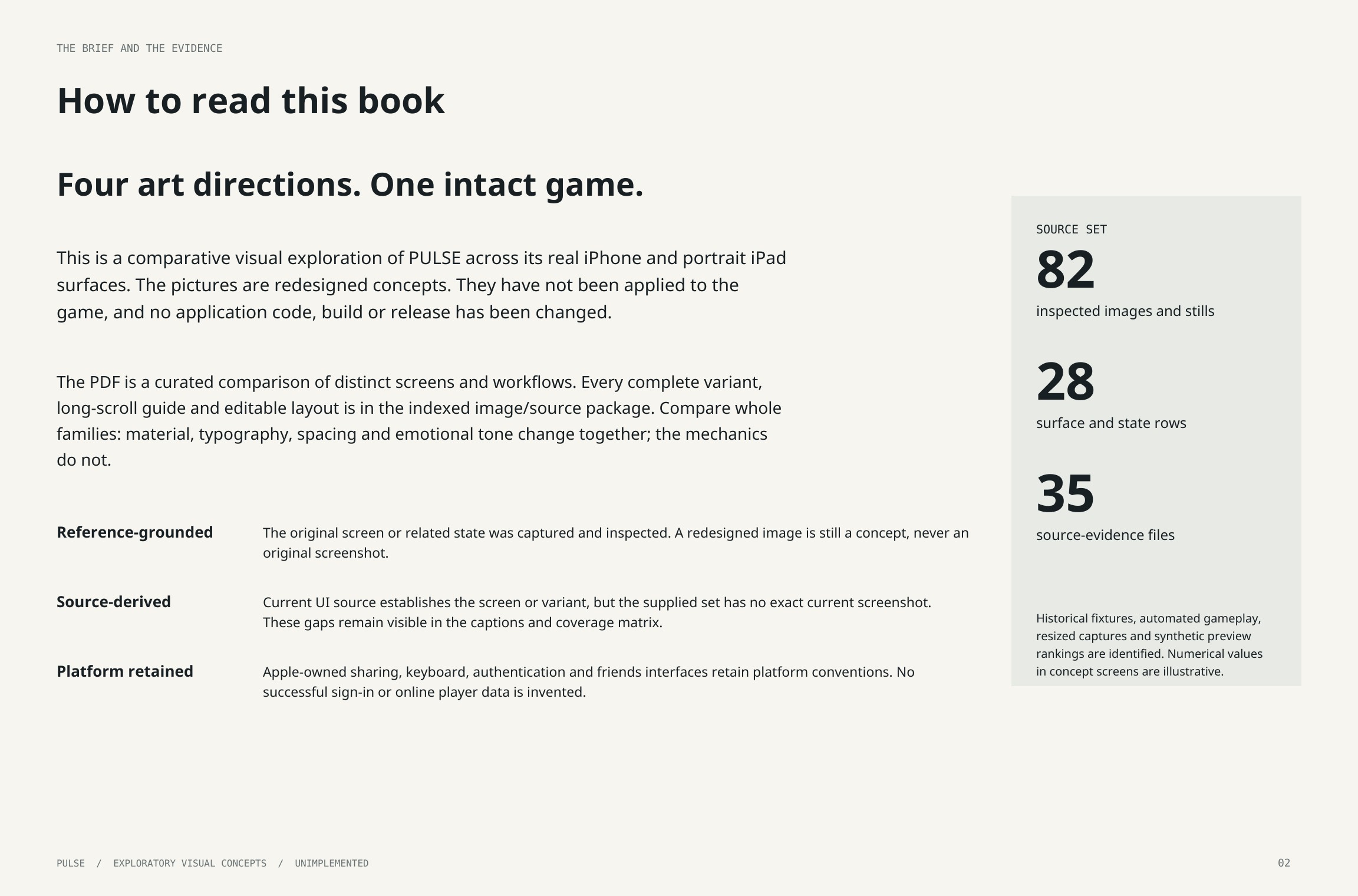 Original artbook page 2: How to read this book. Full page text follows.